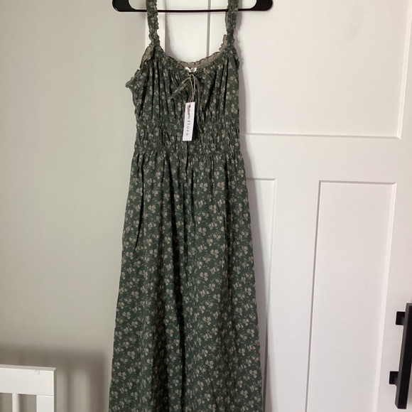NWT Neuflora Tuscany Dress - Dusty Teal - Picture 2 of 4